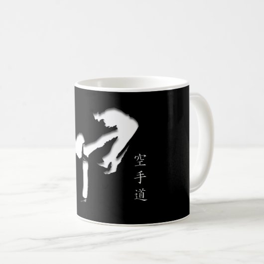 Karate-Tasse Kaffeetasse (VorderseiteRechts)