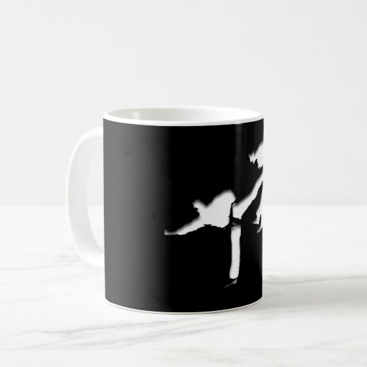 Karate-Tasse Kaffeetasse (Vorderseite Links)