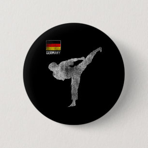 Karate-Team Kampfsport Mma Kick Deutschland Deutsc Button