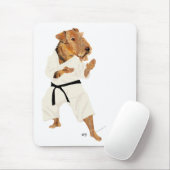 Karate Terrier Mousepad (Mit Mouse)