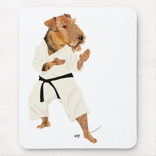 Karate Terrier Mousepad (Vorne)