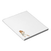 Karate Terrier Notizblock (angewinkelt)