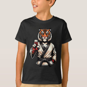 Karate-Tiger Fierce Discipline Champion 1 T-Shirt