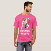 Karate Tiger Okinawa Karate Japanische Kampfkunst T-Shirt (Vorne ganz)