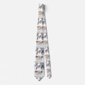 Karate Tournament Poster Krawatte (Vorderseite)