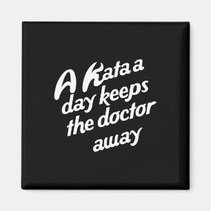Karate. Traditioneller Shotokan Karate Dojo Magnet