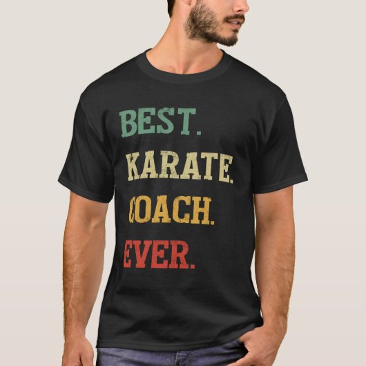 Karate-Trainer Bester Karate-Trainer Aller Zeiten T-Shirt (Vorderseite)
