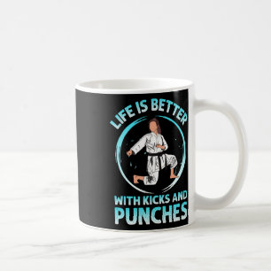 Karate-Training Schläge Schwarzgurtel Sport Martia Kaffeetasse