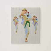 Karate-tretendes Puzzlespiel Puzzle (Vertikal)