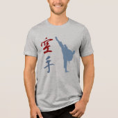 Karate Tri-Blend Shirt (Vorderseite)