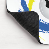 Karate-Tricolor Emblem Mousepad (Ecke)