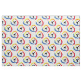 Karate-Tricolor Emblem Stoff (Fat Quarter (45,7 x 55,9 cm))