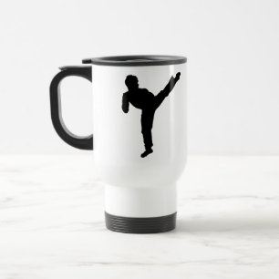 Karate-Tritt-Tasse Reisebecher