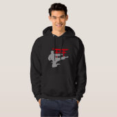 Karate-Tritt Torii-Tor Hoodie (Vorne ganz)