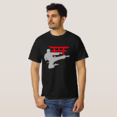 Karate-Tritt Torii-Tor T-Shirt (Vorne ganz)
