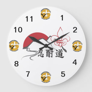Karate tritt Uhr