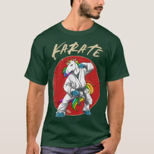 Karate Unicorn - Karate japanische Kampfkunst T-Shirt