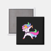 Karate Unicorn Magnet (Vorderseite/Rückseite)