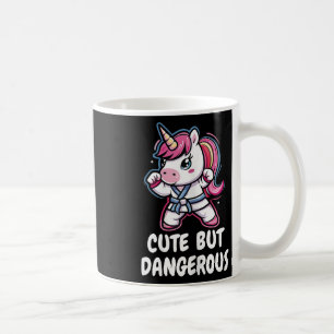 Karate Unicorn Niedlich, aber gefährlich Kaffeetasse