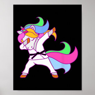 Karate Unicorn Poster