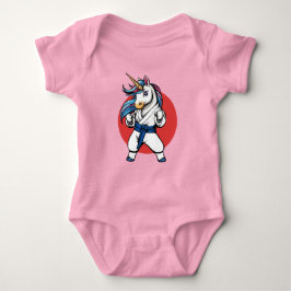 Karate Unicorn The cutest fighter Baby Strampler