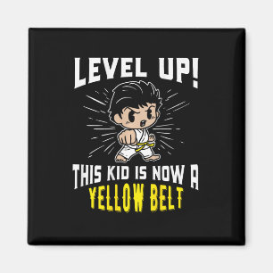 Karate-Uniform für Kinder Gelbgürtel-Auszeichnung Magnet
