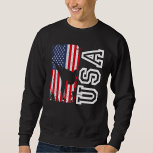 Karate Usa Flag 4. Juli Patriotischer Amerikaner Sweatshirt
