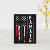 Karate Usa Karte (Gelbe Blume)