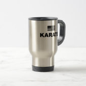 Karate USA-Reise-Tasse Reisebecher (VorderseiteRechts)