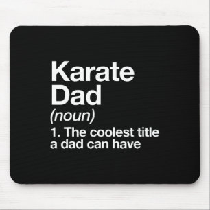 Karate-Vater Definition Lustig Sport Martial Arts  Mousepad