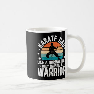 Karate-Vater, der einen Krieger erzieht, Karate-Va Kaffeetasse