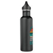 Karate Vater Edelstahlflasche (Links)