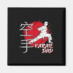 Karate-Vater Japanische Sonne Schrift Karate Dojo Magnet