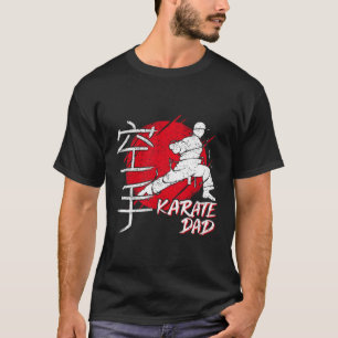 Karate-Vater Japanische Sonne Schrift Karate Dojo T-Shirt