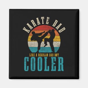 Karate-Vater Kampfsport Funny Vintage Kampfsport Magnet