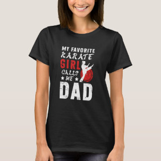Karate-Vater Karate Vater Stolz Karate-Vater T-Shirt