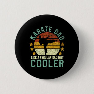 Karate-Vater Lustiges Kampfsport Karateka Vater Ge Button