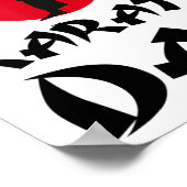 Karate Vater Martial Arts Poster (Ecke)