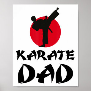 Karate Vater Martial Arts Poster