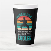 Karate Vater Milchtasse (Vorderseite)
