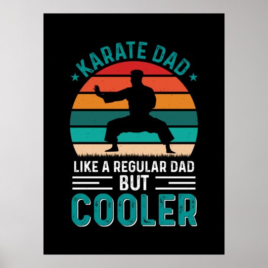 Karate Vater Poster (Vorne)