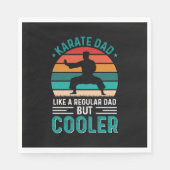 Karate Vater Serviette (Vorderseite)