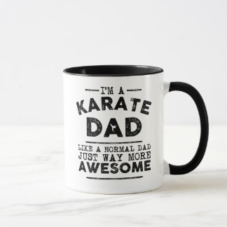 Karate-Vater-Tasse (Schwarzes) Tasse