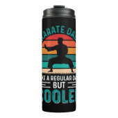 Karate Vater Thermosbecher (Vorderseite)