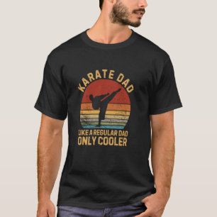 Karate-Vater Vintage Retro Lustig Wie ein normaler T-Shirt