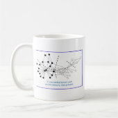 Karate-Verein (mit Aufkleber) Kaffeetasse (Links)