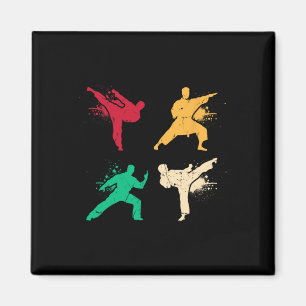 Karate Vintage Kampfkunst Kinder Kostümbildnerin Magnet