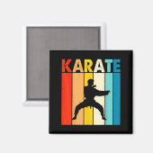Karate Vintage Magnet (Vorderseite/Rückseite)