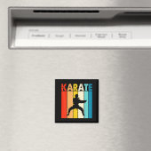 Karate Vintage Magnet (In Situ (Geschirrspüler))