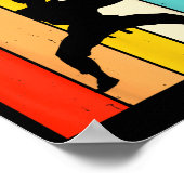 Karate Vintage Poster (Ecke)